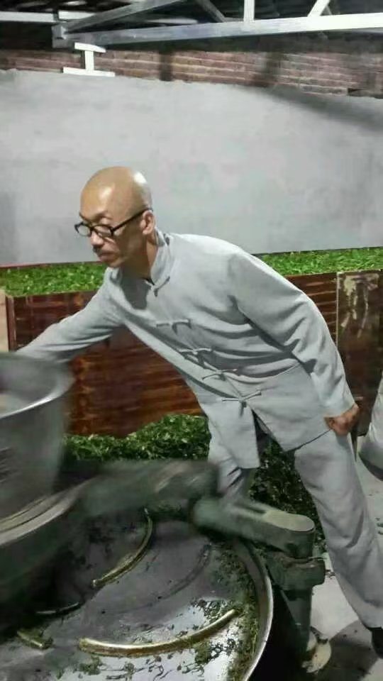 Tea processing workshop during Wuyi black tea production